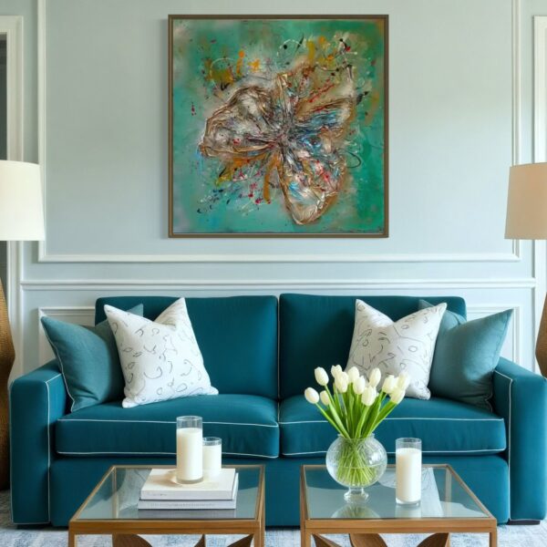 Tableau Abstrait Butterfly story